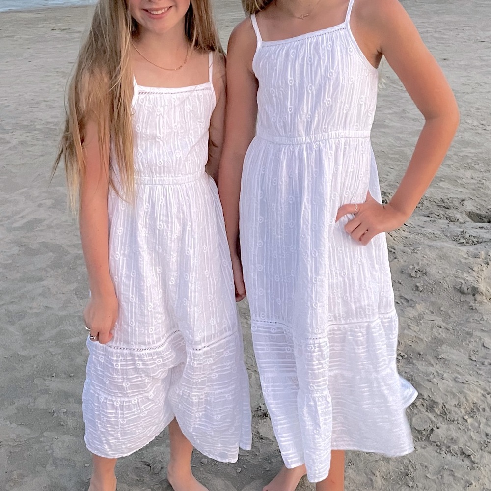 Cat & Jack - White Girls Sundress with adjustable straps - size Small or 6